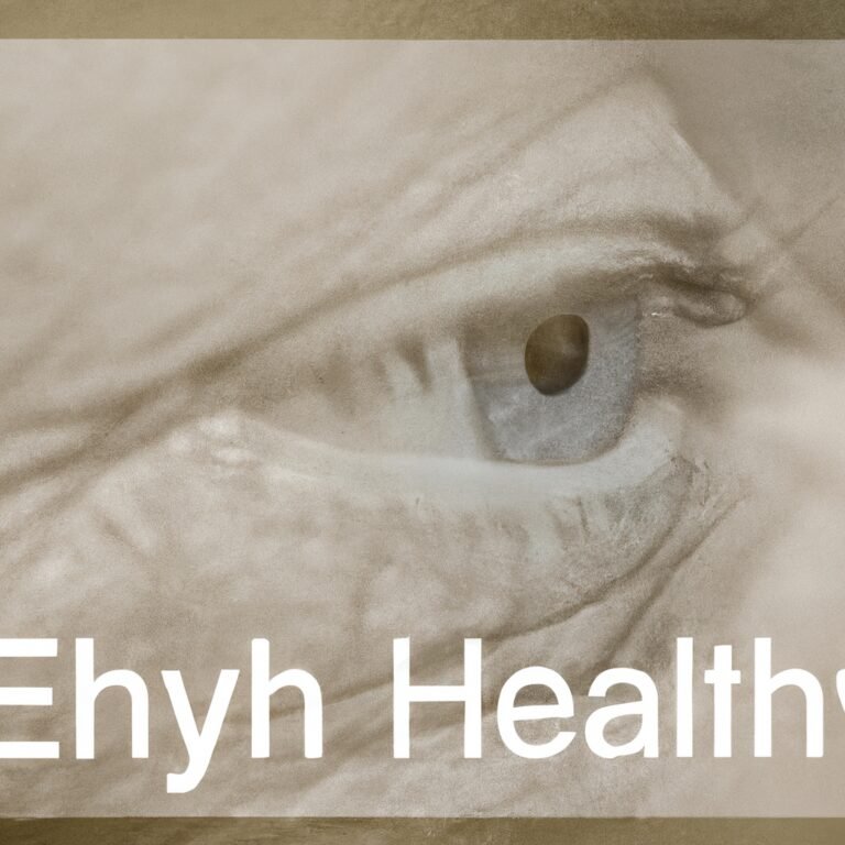 Elderly Vision and Eye Health: Monitoring Sight and Eye Care
